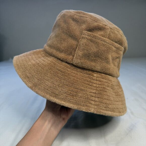 Lack of Color Wave Bucket Hat Coffee Brown 56cm SMALL/MED Cotton Terry Towelling - Picture 1 of 7